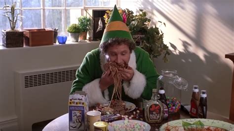 elf cereal scene|elf movie candy scene.